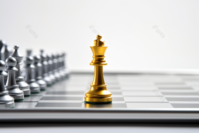 黄色单独一颗在棋盘中间国际象棋棋盘棋子摄影背景,高清,摄影图,摄影图片,图片大全,摄影图免费下载